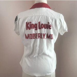 Vintage King Louie 50s Rockabilly Bowling Shirt S